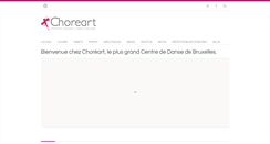Desktop Screenshot of choreart.be
